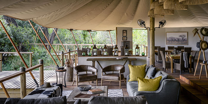 Mess tent