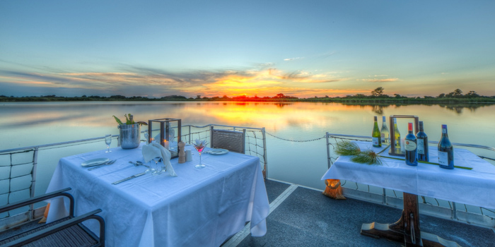 Barge dining
