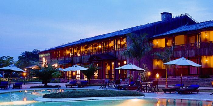 Exterior at night