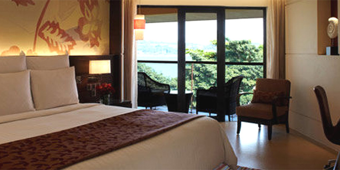 Garden view room