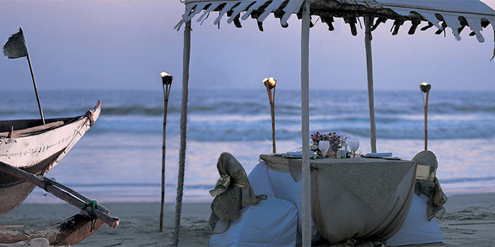 Private Beach Dining