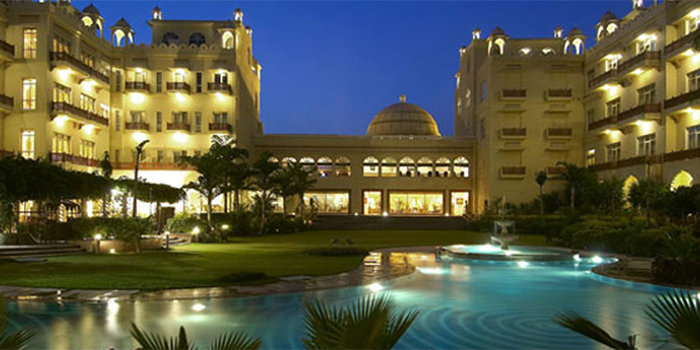 Pool at night