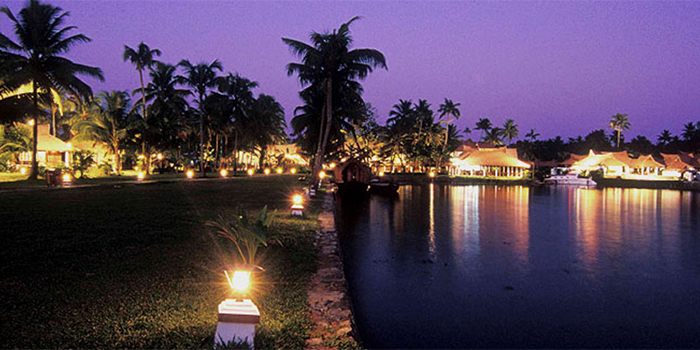 The Resort at night