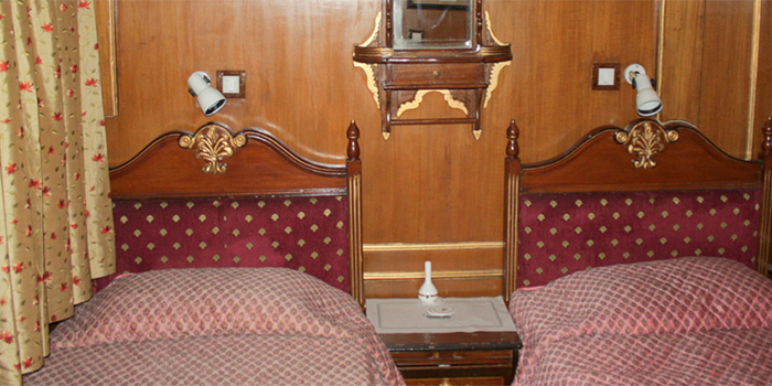 Guest room on train Guest room on train