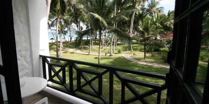 Bahari room balcony