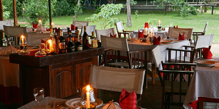 Dining tent
