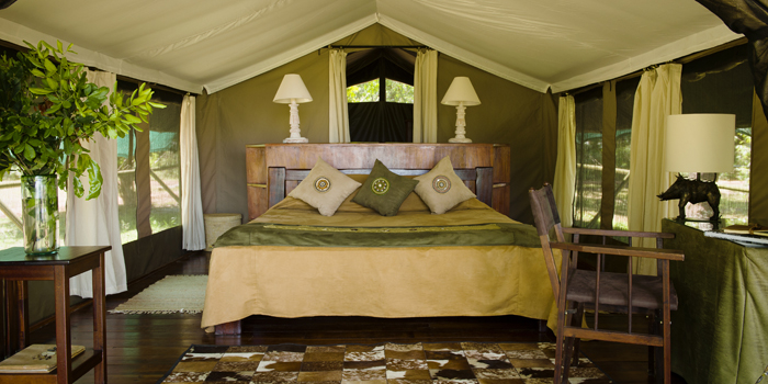 Tent interior