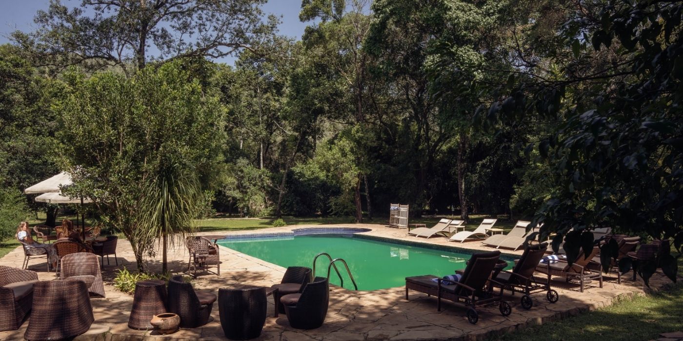 Outdoor swimming pool