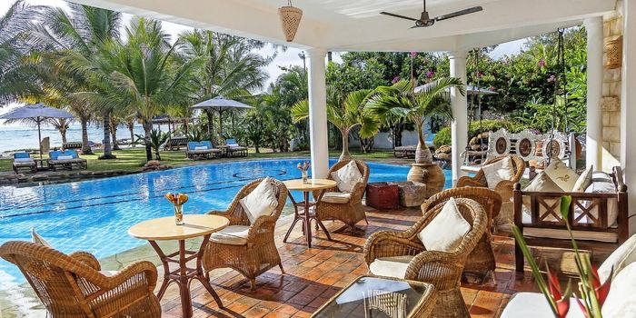 Outdoor dining area