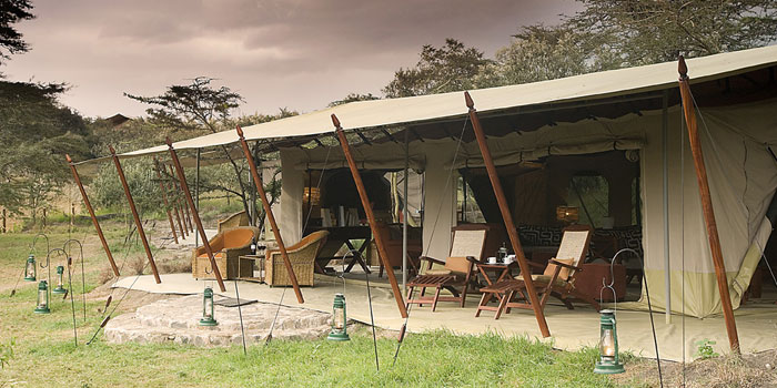Dining tent