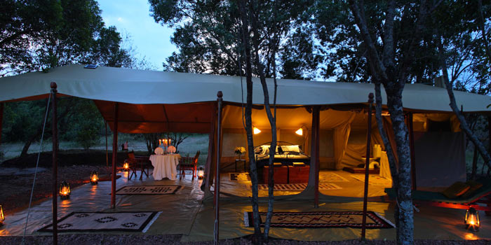 Tent exterior