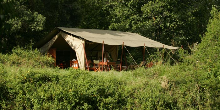 Tent exterior