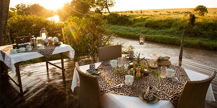 Dinner on the deck