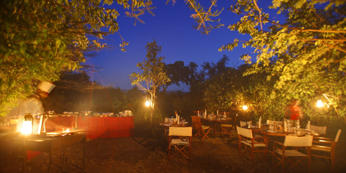 Dinner under the stars