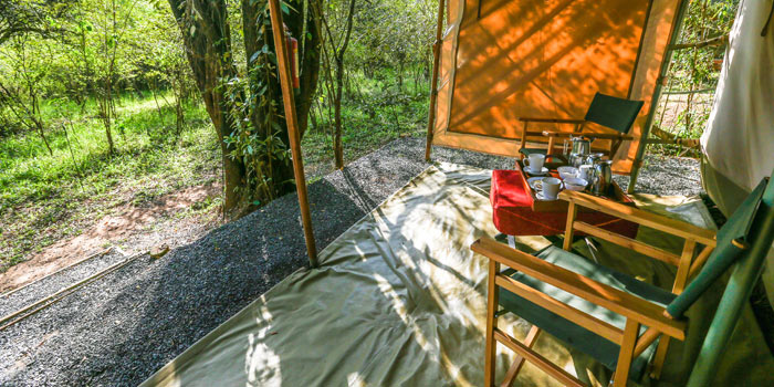 Tent verandah
