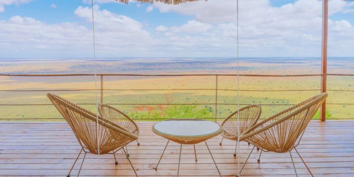 Outside seating area