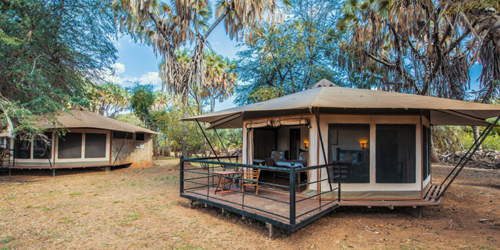 Tent exterior