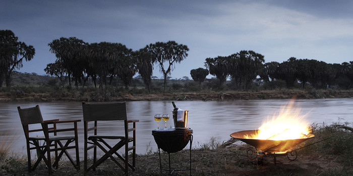 Drinks by the river