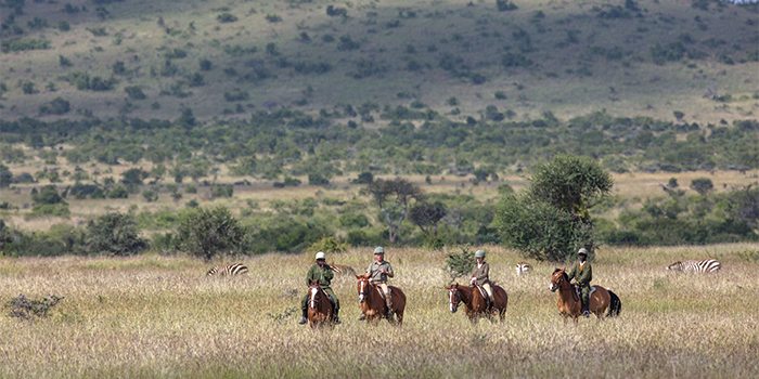 Horseriding in Loisaba Horseriding in Loisaba