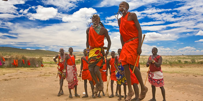 Masai warriors
