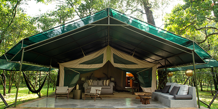 Tent exterior