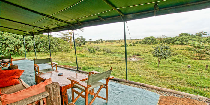 View from tent