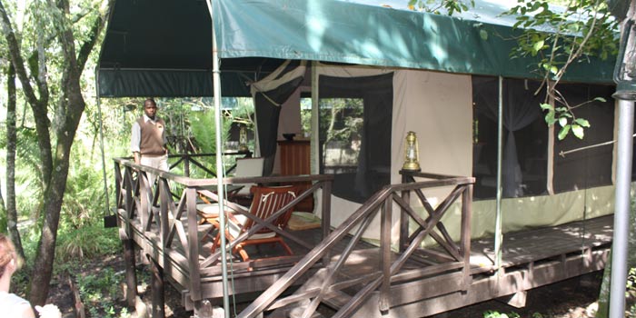 Tent exterior