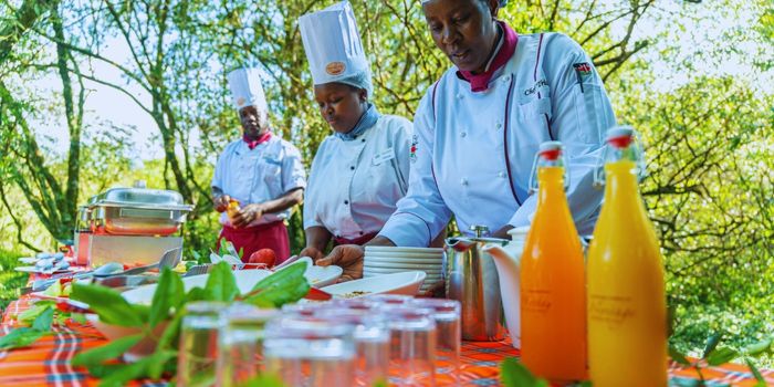  Outdoor meal service