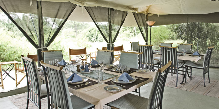 Dining tent