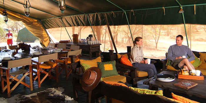 Mess tent