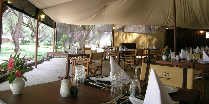 Dining tent