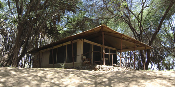 Tent exterior