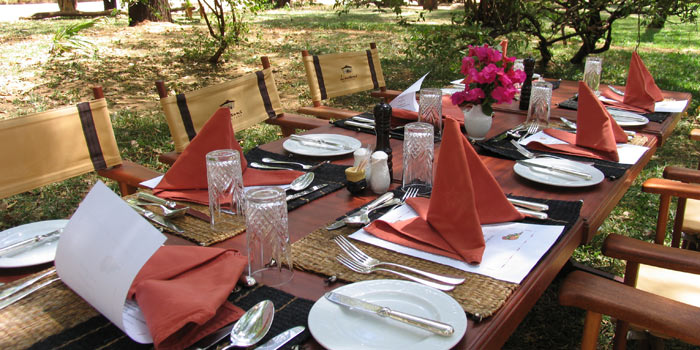 Garden lunch