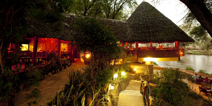 Lodge by night