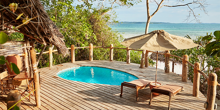 Beach suite terrace