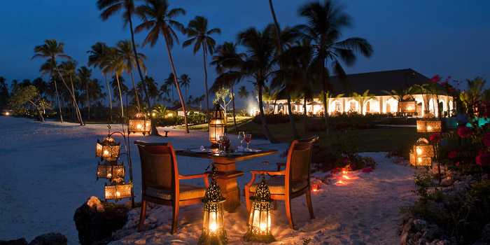Dinner on the beach
