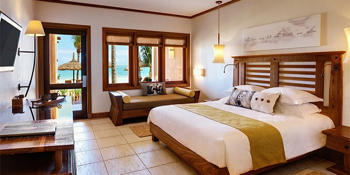 Beachfront room