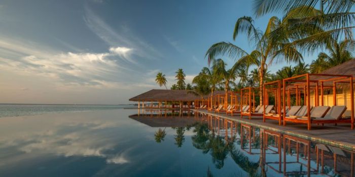 Infinity Pool overlooking the lagoon