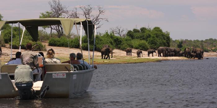 Boat trip on the river