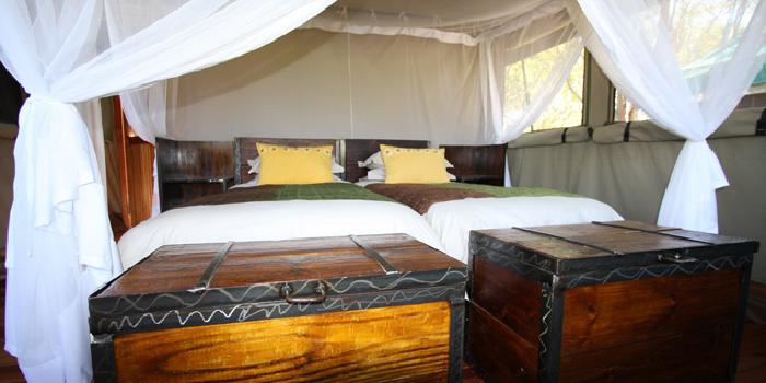 Tent interior