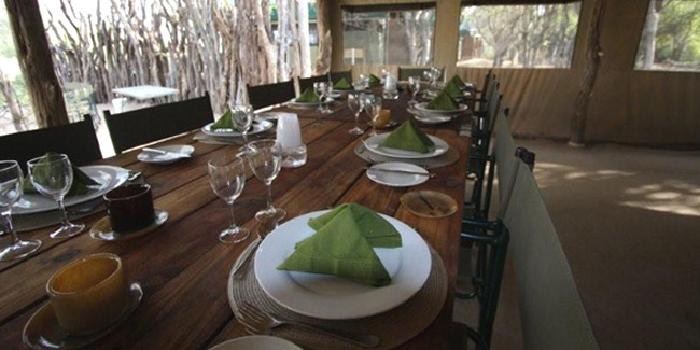 Dining tent