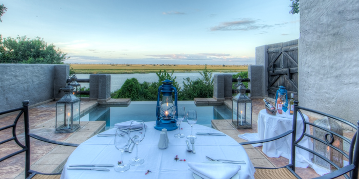Suite patio