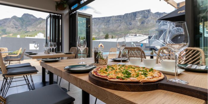 Mountain views at The Sanctuary Restaurant