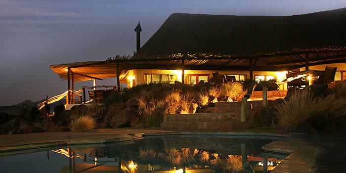 Evening at the lodge