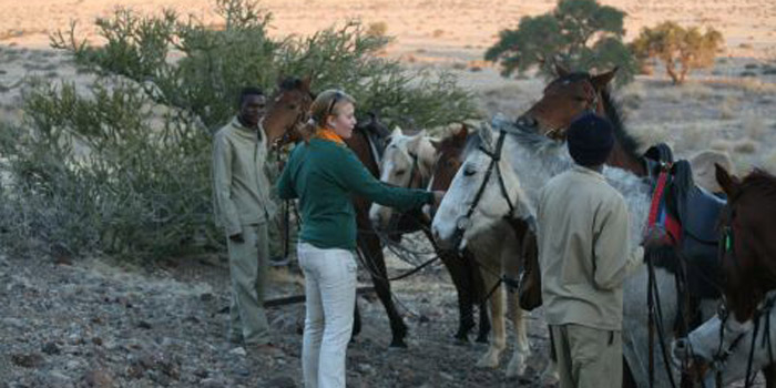 Horse riding