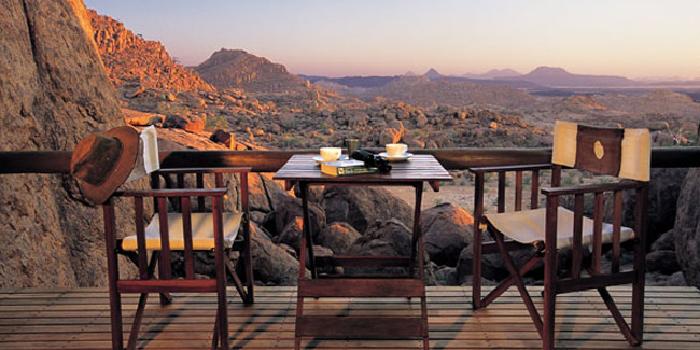 Guest tent deck