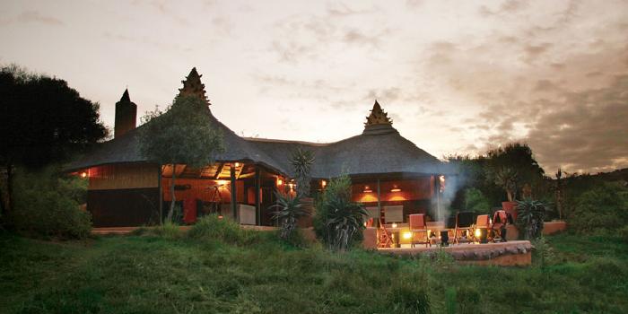Exterior at night