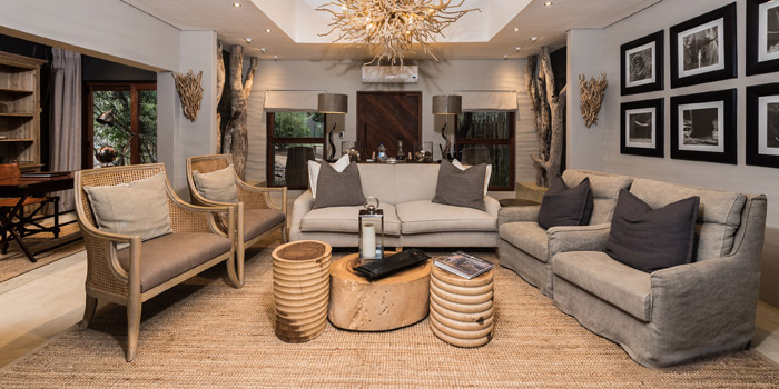 Luxury villa lounge