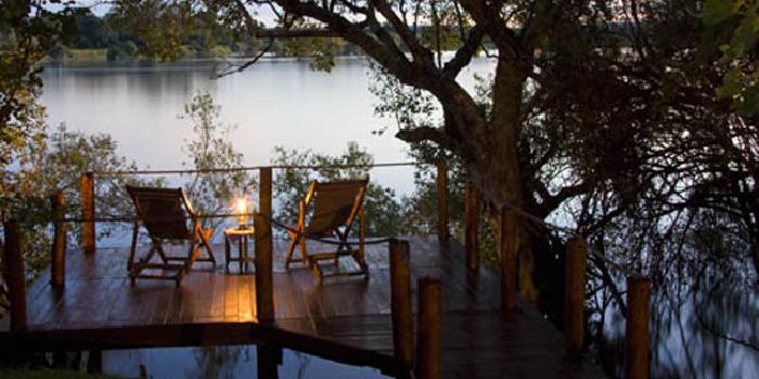 Relax beside the river
