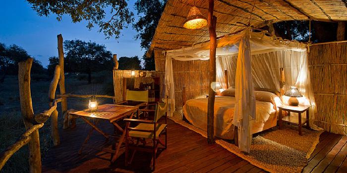 Guest tent platform